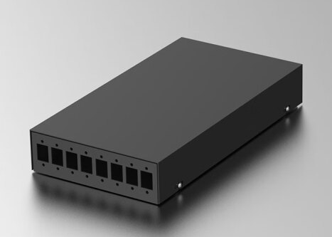 8口SC單模，多模光纖終端盒，配線架，光纜保護(hù)盒，尾纖盒子